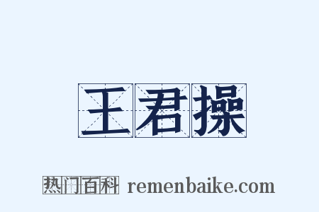 王君操是什么意思的图片